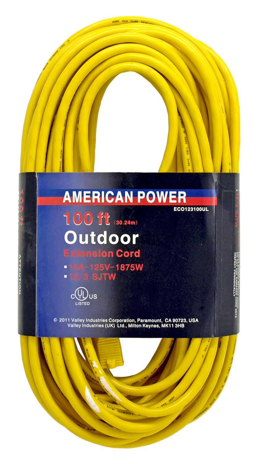 100 ft. Outdoor Extension Cord