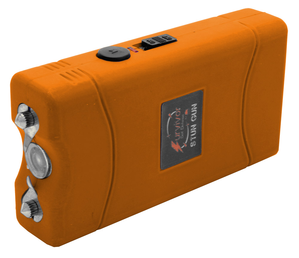 Survivor High Voltage Stun Gun - Orange