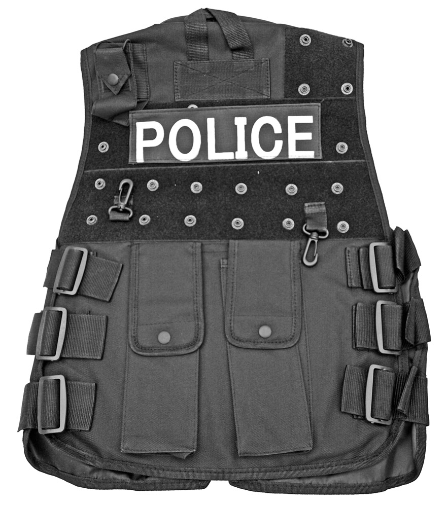 Tactical Police Vest - Black