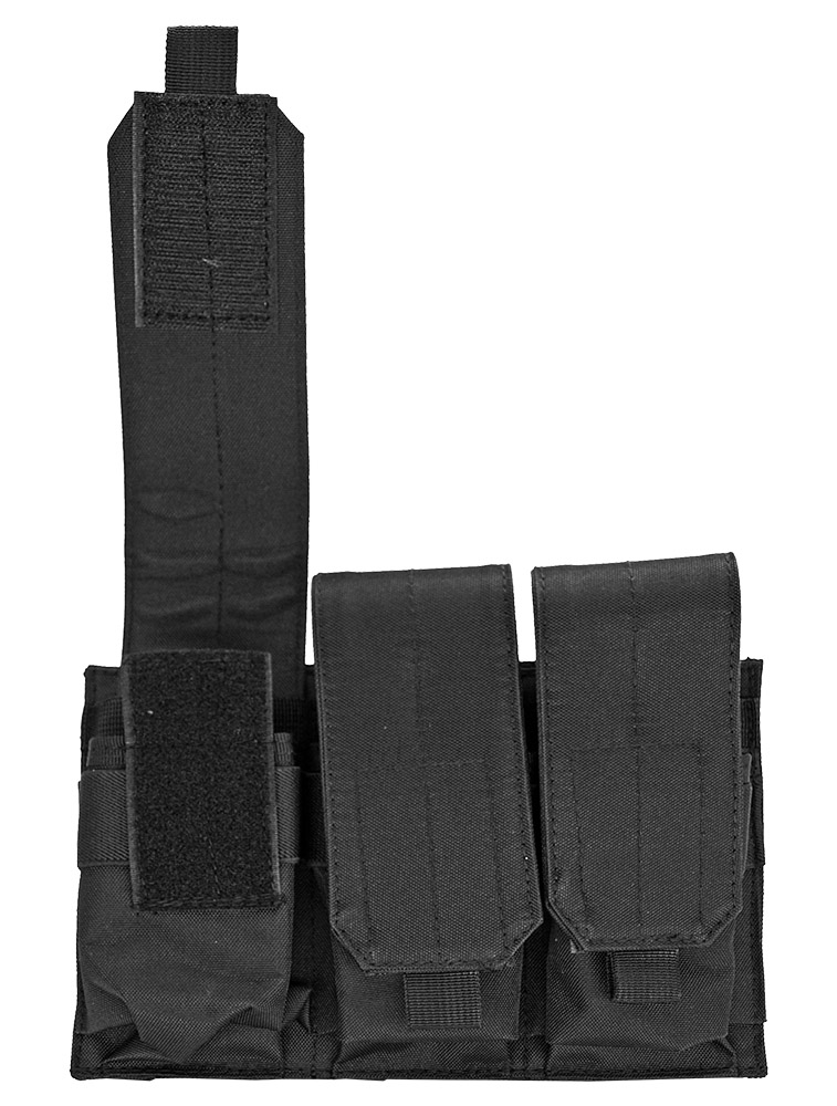 Triple Magazine MOLLE Pouch - Black