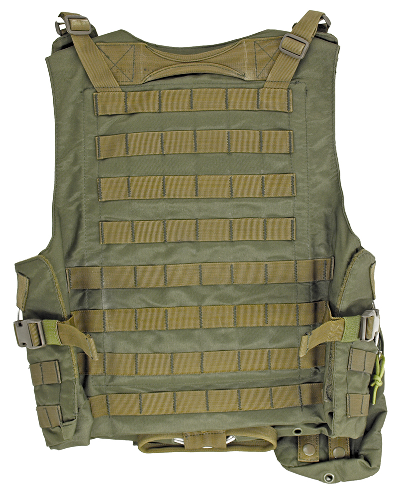 Molle Plate Tactical Vest With Pouches - OD Green