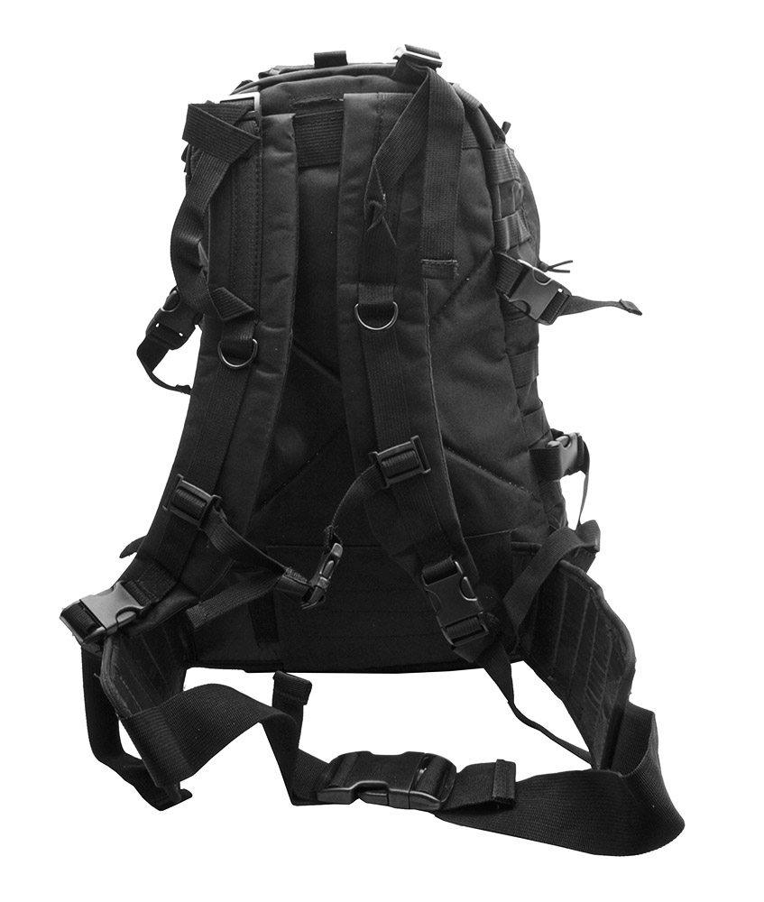 Large MOLLE Tactical Backpack Black