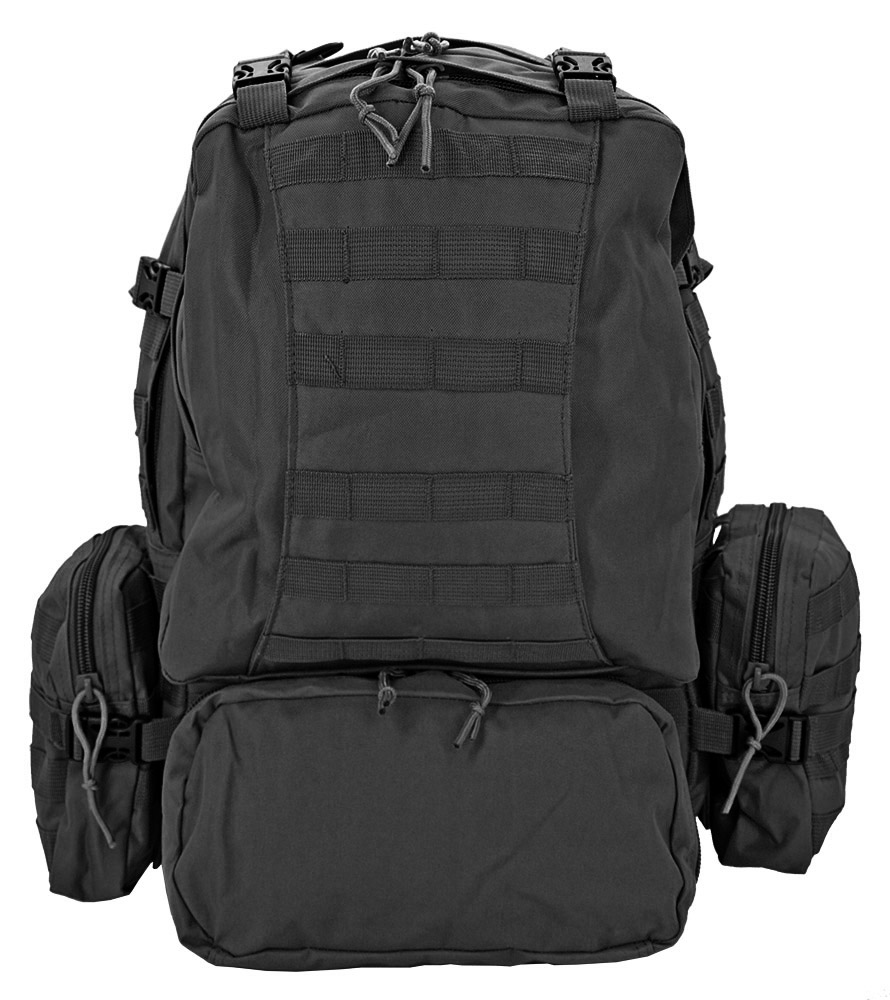 Large Assault Tactical Backpack - Black