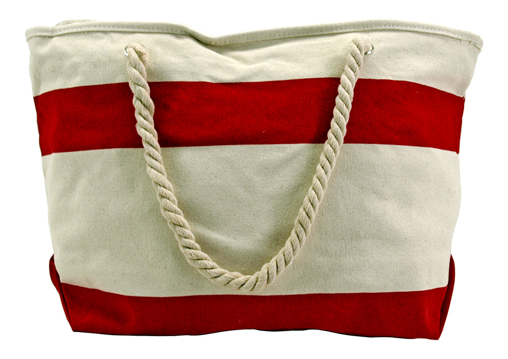 Rope Handle Beach Bag - Assorted Colors