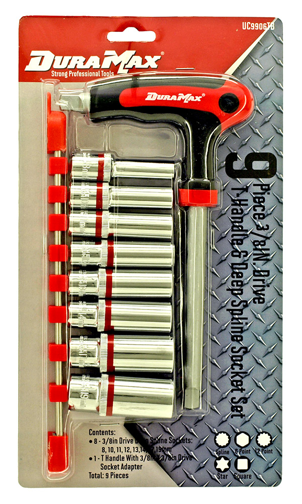 9 PC T-Handle Set