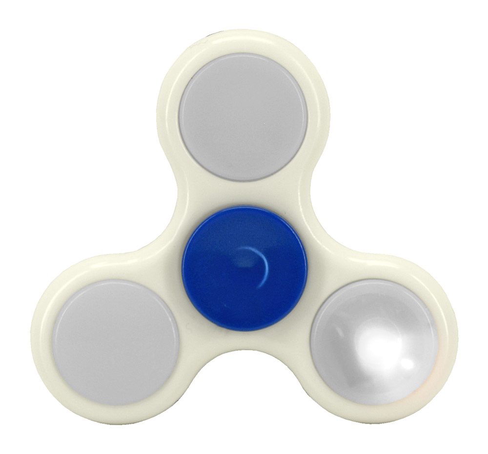 Light-Up Fidget Spinner - White