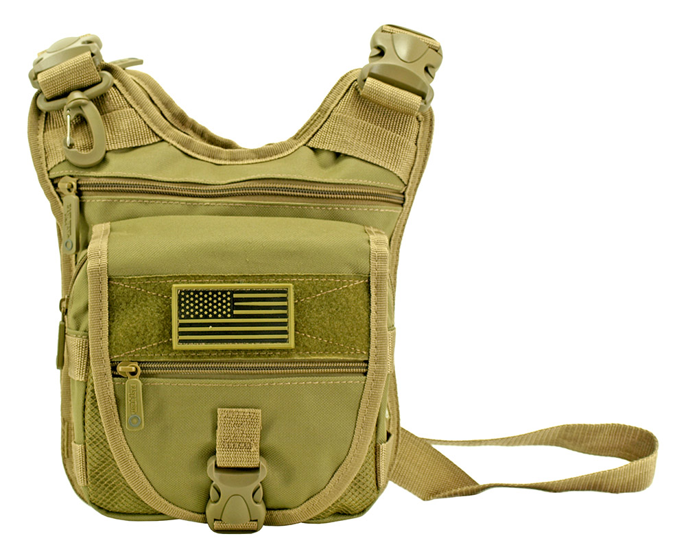 Tactical Sling Range Bag - Desert Tan