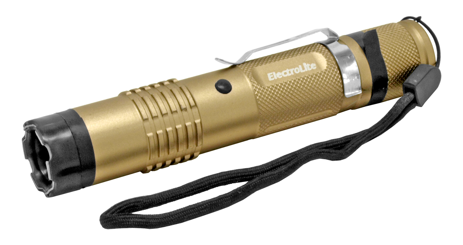 Guard Dog Electrolite Stun Gun Flashlight - Desert Gold