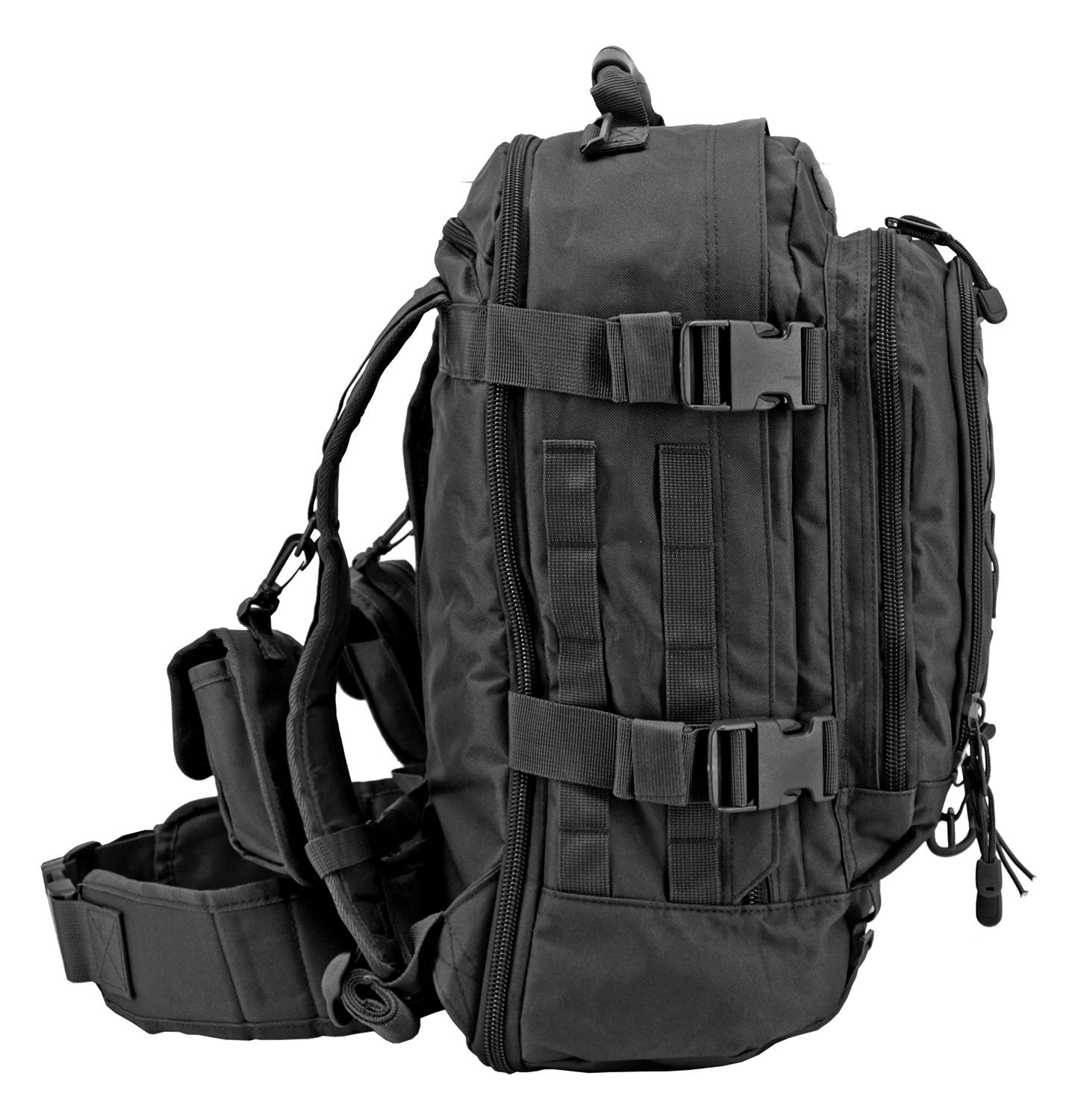 Expandable Tactical Elite Backpack - Black
