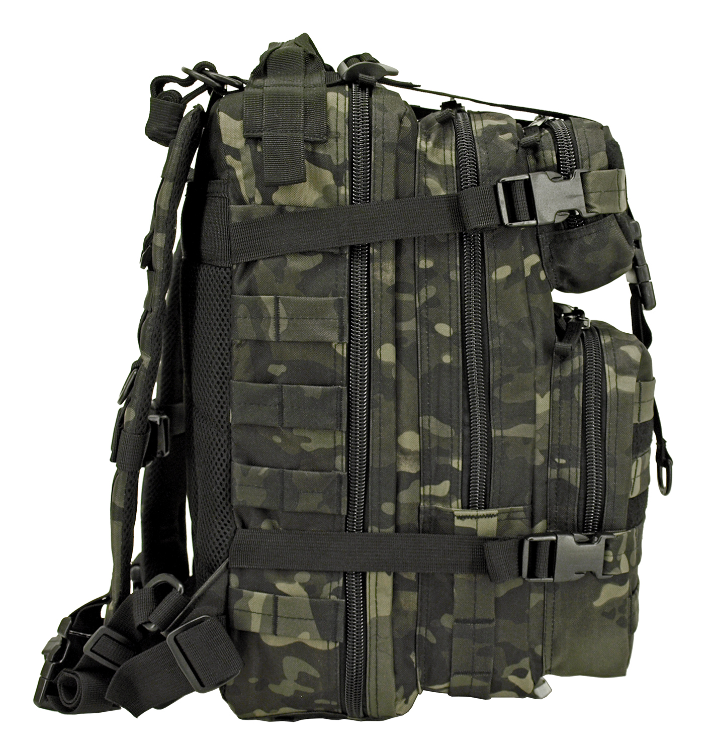 Tactical Assault Backpack - Black Multicam