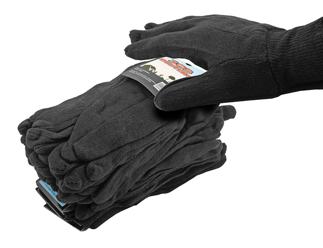 12 Pair of Ramie and Cotton Jersey Gloves - Work, Gardening, and Construction