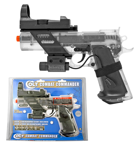 Colt Combat Commander Spring Powered Airsoft Pistol