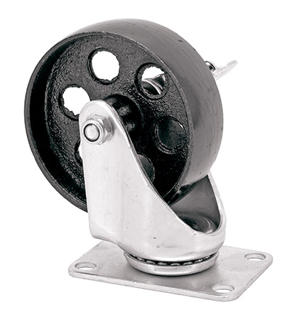 4" Metal Swivel Caster w/ Lock