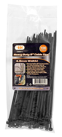 100 - pc. Heavy Duty 8" Cable Ties
