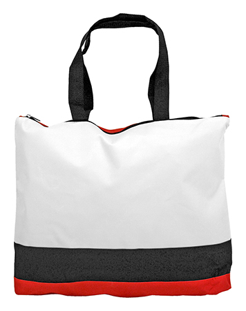 Zippered Grocery Shopping Tote Bag - Assorted Colors