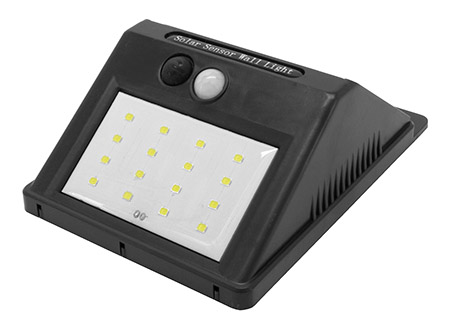 Solar Powered LED Wall Light