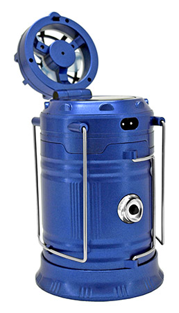 Rechargeable Fan, LED Light, and Charger - Assorted Colors