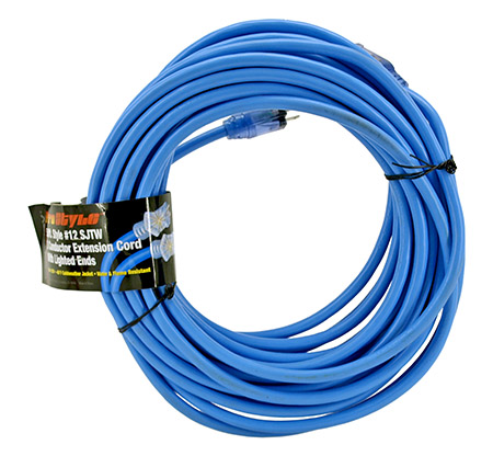50' Extension Cord - Blue