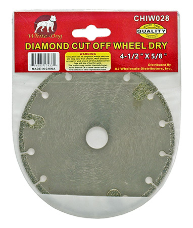 Diamond Cut Off Wheel Dry