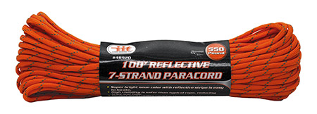 100' Reflective 7-Strand Paracord