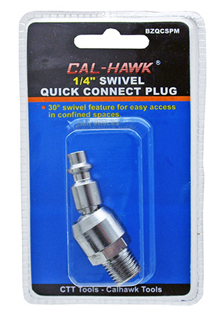 1/4" Swivel Quick Connect Plug