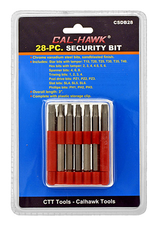 Cal-Hawk 28 - pc. Security Bit Set