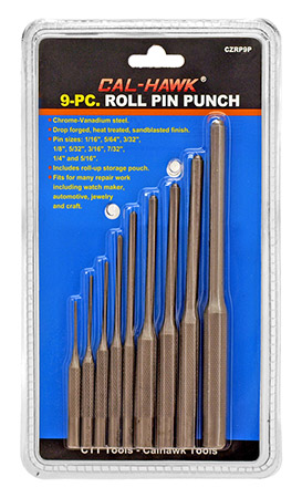 9 - pc. Roll Pin Punch