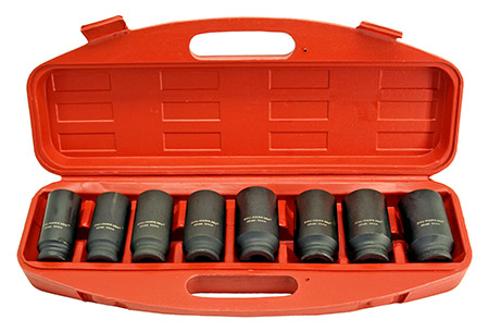 8 - pc. 1/2" DR. Axle Nut Socket Set