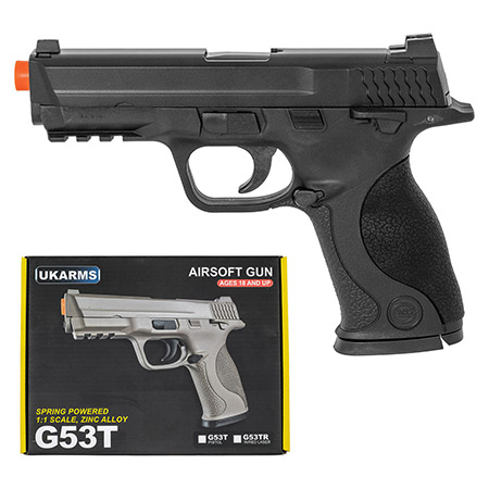 UKARMS G53B Metal Slide Spring Powered Airsoft Pistol