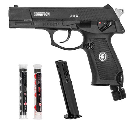 Lancer Defense Scorpion .50 Cal CO2 Less Lethal Air Pistol Kit
