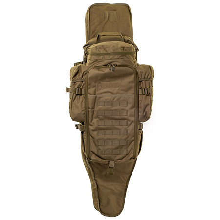 Lancer Tactical 46" Rifle Bag MOLLE Hunting Backpack Military Rucksack - Khaki