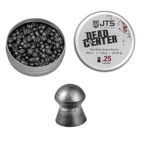 150-pc. JTS Airguns JAC102 Dead Center Precision .25 Cal. Domed Tip Pellet Ammo