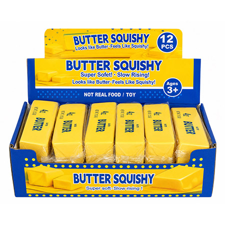 12-pc. Squishy Butter Sensory Squeeze Streff Relief Display Set