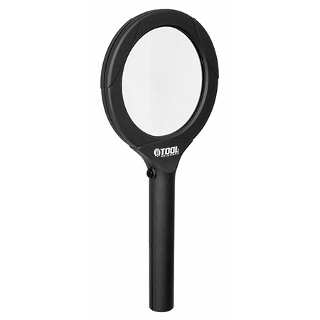 250 Lumens COB LED Lighted 3X Glass Lens Magnifying Glass
