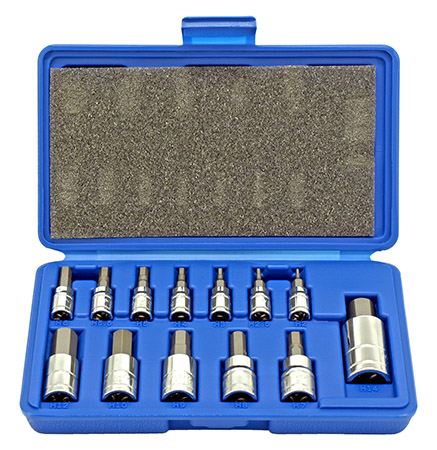 Neiko 13 - pc. Hex Bit Socket Set