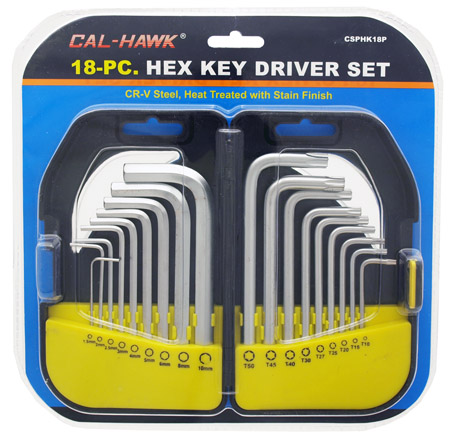 18-pc. Hex Key Driver Set