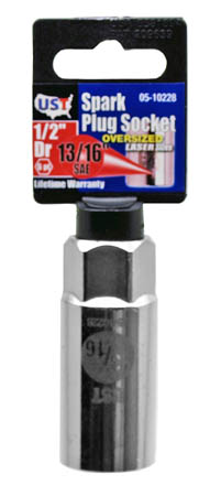3/16" 1/2" Drive 6-pt. Spark Plug Socket