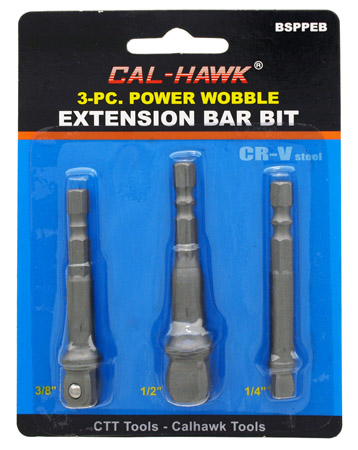 3-pc. Power Wobble Extension Bar Bit