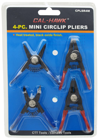 4-pc. Mini Circlip Pliers