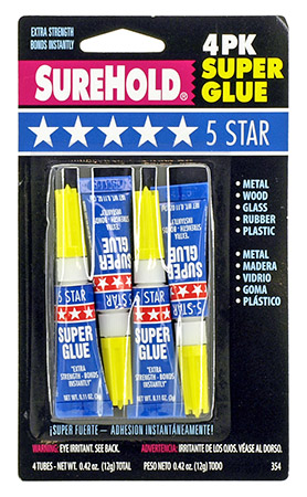 4 - pk. Super Glue