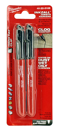 Milwaukee Permanent Jobsite Markers