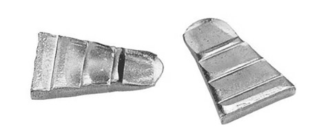 100-pc. Large Steel Wedge