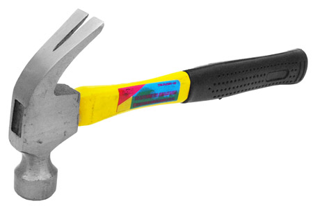 16-oz Claw Hammer with Fiberglass Handle