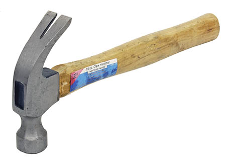 16-oz Hickory Handle Claw Hammer