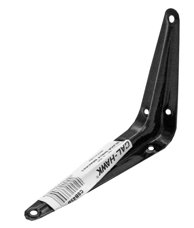 4" x 5" Shelf Bracket - Black
