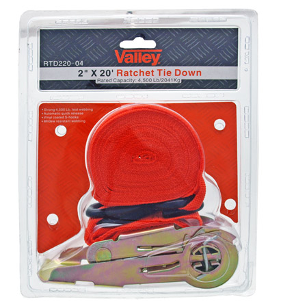 2" x 20' Ratchet Tie Down