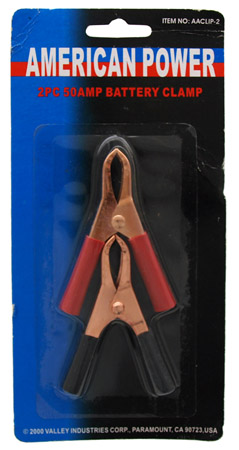 2-pc. 50 AMP Battery Clamp