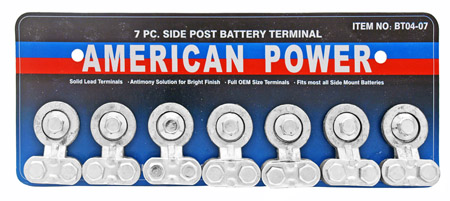 7-pc. Side Post Battery Terminal