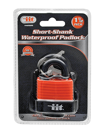 1-1/2" Short-Shank Waterproof Padlock