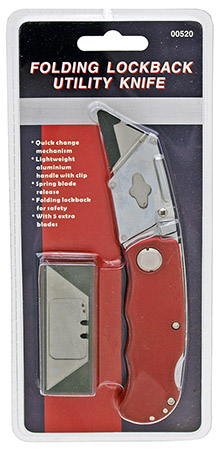 Folding Lock-Back Utility Knife